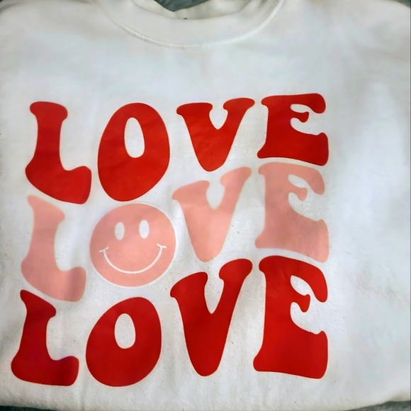 ❤️LOVE Sweatshirt Sz.Large❤️ - Picture 2 of 3